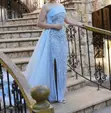 Blue Evening Dress Size 38 - 2