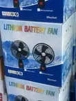 Lithium Battery Fan with Movable Head - 1