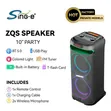 Sing-E ZQS8258 Colorful Bass Party Speaker - 2