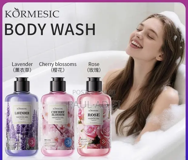 Kormesic Shower Gel - Rich Creamy Foam Body Wash - 1