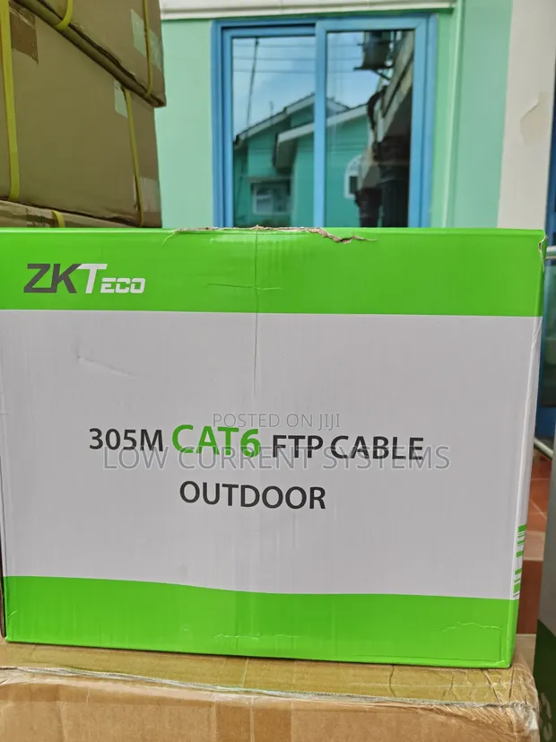 Zkteco Outdoor Double Shield Cat6 Ethernet Cable 305m - 1