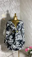 Midnight Muse White Wrap Dress - Size XL - 1