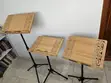 Adjustable Bamboo Music Stand with Metal Tripod Base - 3