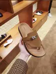 Ladies Luxury Hermes Slippers - 1