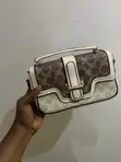 Trendy Mini Hand Tote Bag for Ladies - White - 1