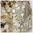 Miss DG 2025 Gold Sequin Chain Shoulder Bag - 4