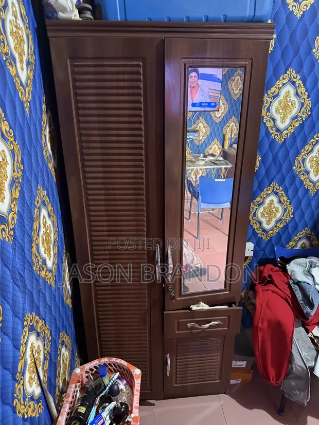 Office Table and Wardrobe - 1