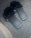 Hermes Slippers - Black - 3