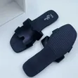 Hermes Slippers - Black - 5