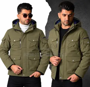 High Quality Thick Fleeced Winter Hooded Jacket