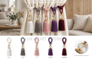 Luxury Curtain Tassel Tiebacks - 2 Pieces