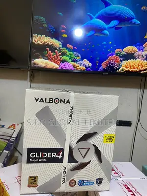 Valbona Glider 4 1200mm Hybrid Black Ceiling Fan