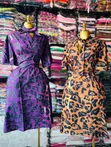 Ladies Leopard Print Wrap Dress with Tie Neck - 2