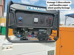 Kemage 7.5kVA Silent Generator with Wheels & Handles