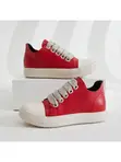Rick Owens Low Sneakers - Red - 1