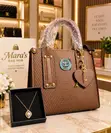GG Embossed Structured Office Tote Bag - 2