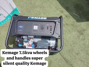 Kemage 7.5kVA Generator with Wheels & Handles