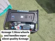 Kemage 7.5kVA Generator with Wheels & Handles - 1