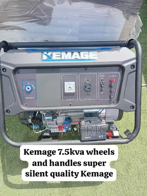 Kemage 7.5kVA Easy-Mobility Generator with Wheels
