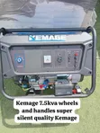 Kemage 7.5kVA Easy-Mobility Generator with Wheels - 1