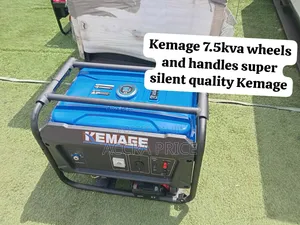 Super Silent Kemage 7.5kVA Generator with Wheels and Handles