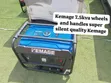 Super Silent Kemage 7.5kVA Generator with Wheels and Handles - 1
