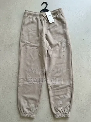Kids Marks and Spencer Joggers - Brown, Cotton, Size 10