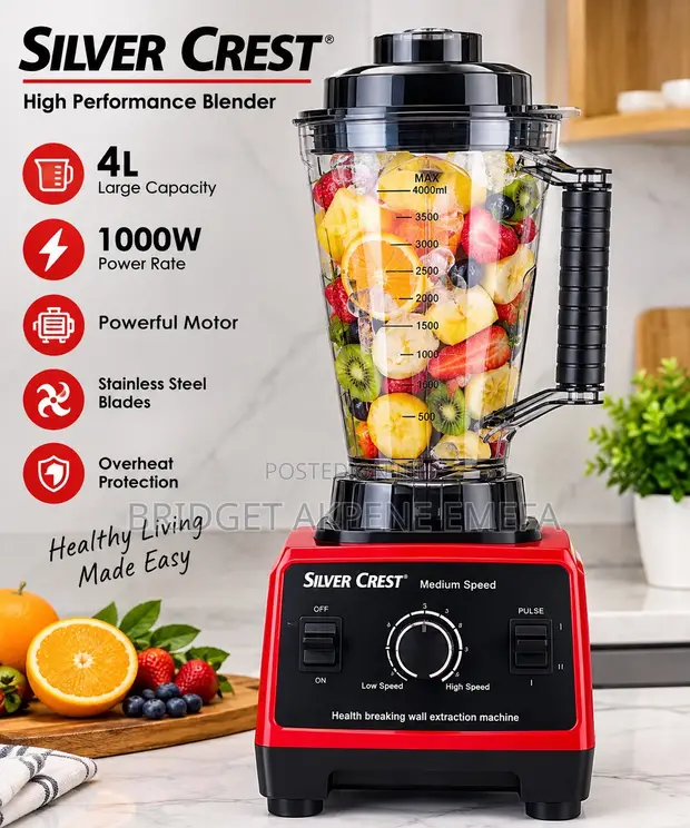 Sliver Crest Personal Blender 1000W - 1
