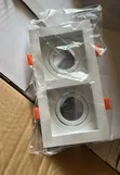 ZOCWJK Double GU10/MR16 Recessed Downlight Frame - 1
