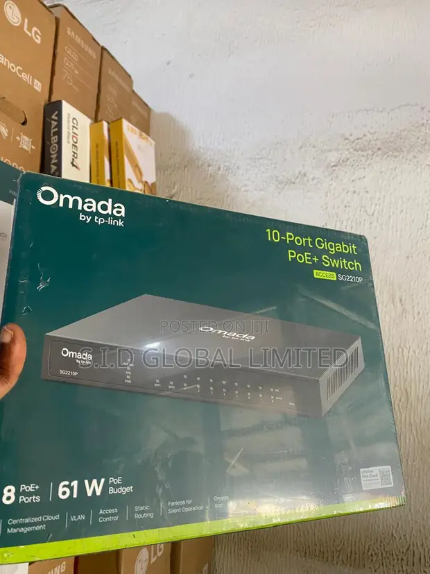 TP-Link Omada SG2210P 10-Port Gigabit PoE+ Switch - 1