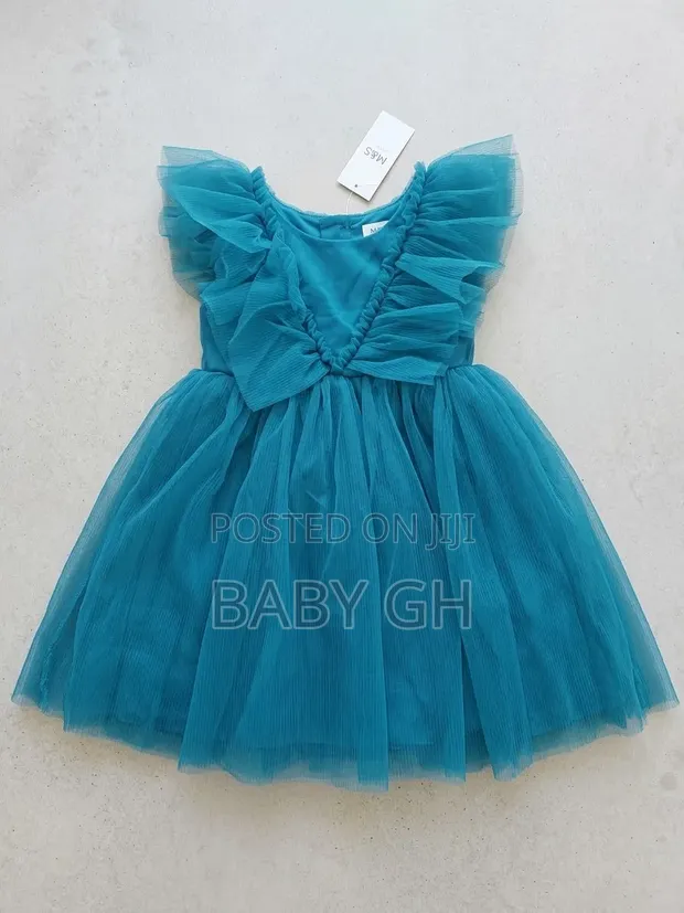 Beautiful Girls Dress - Green - 1