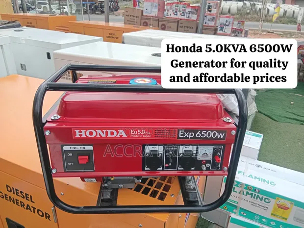 Honda 5.0KVA Petrol Generator - Brand New - 1
