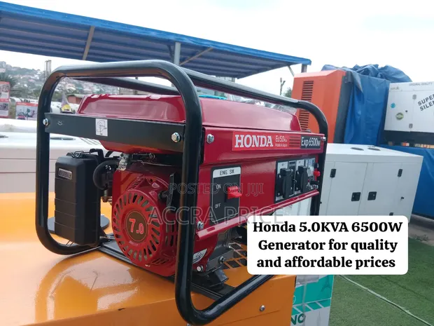 Honda 5.0KVA Generator - Brand New - 1