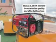 Honda 5.0KVA Generator - Brand New - 2