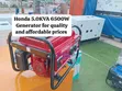 Honda 6500W Generator - Brand New - 2