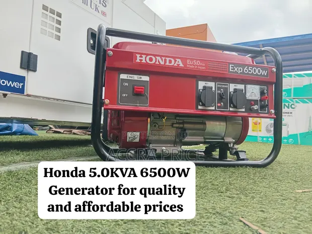 Premium Honda 6500W Generator - 5.0kva - 1
