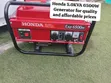 Honda 6500W Generator - 5.0kva - 1