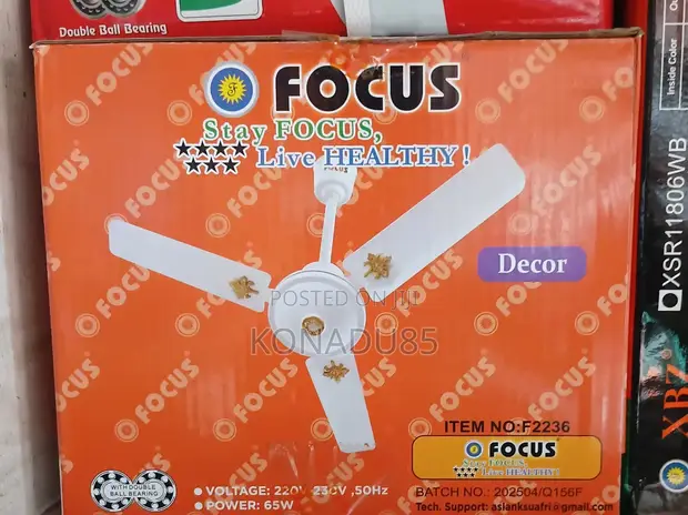 Focus Medium Ceiling Fan - 1