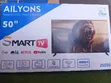 Ailyons 50-inch Smart TV - Netflix, YouTube, Bluetooth - 1