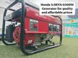 Honda 6500W Generator - 5.0kVA - 2