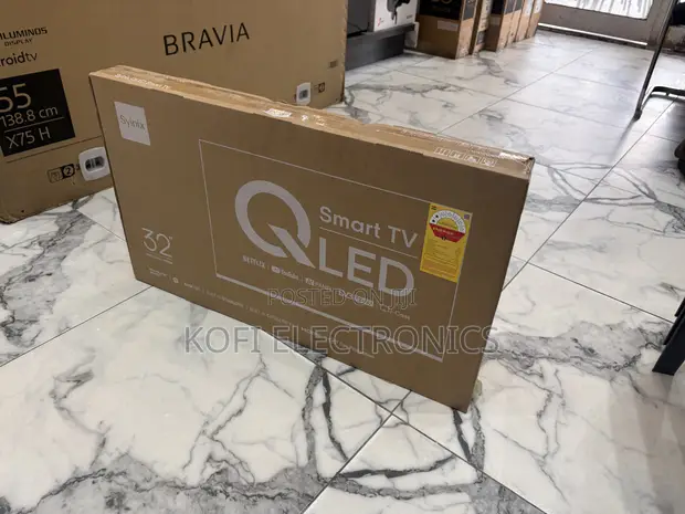 Syinix 32-Inch S66H Smart QLED TV with Built-in Satellite - 1