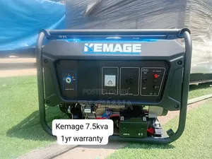 Kemage 7.5KVA Generator - 100% Copper Engine