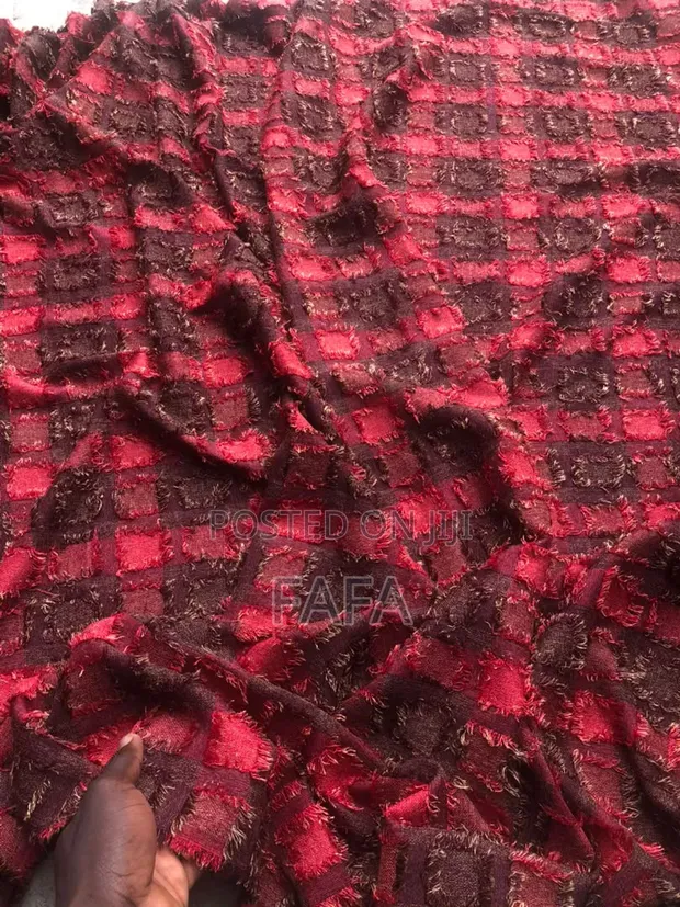 Box Fringes Fabric - 1