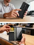 Samsung Galaxy Z Fold 6 Leather Case with Screen Protector - 3