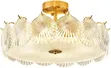 Seashell Glass Porch Ceiling Light - 1