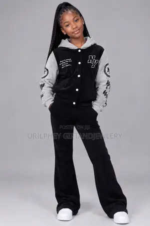 Urban Chic Black & Grey 2-Piece Set for Kids