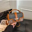 Trendy Mini Hand Tote Bag for Ladies - Brown - 2