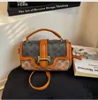 Trendy Mini Hand Tote Bag for Ladies - Brown - 3