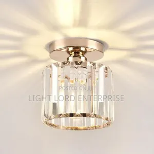 Modern Crystal E27 Bulb Chandelier