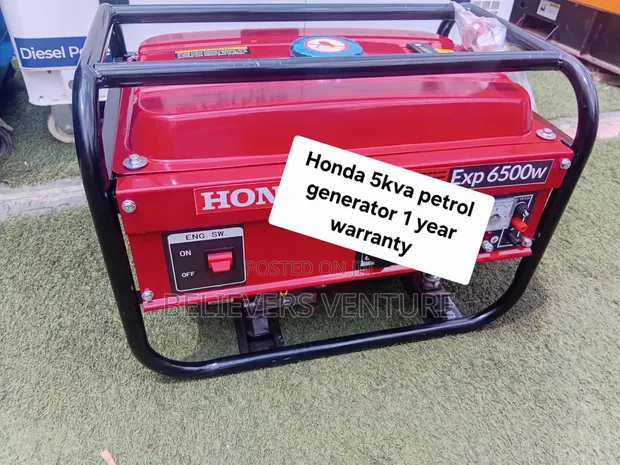 Honda Generator 5kVA - Petrol Power - 1